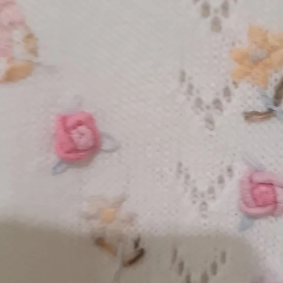 Petite Sophisticate Cream Floral Cardigan - Picture 4 of 6